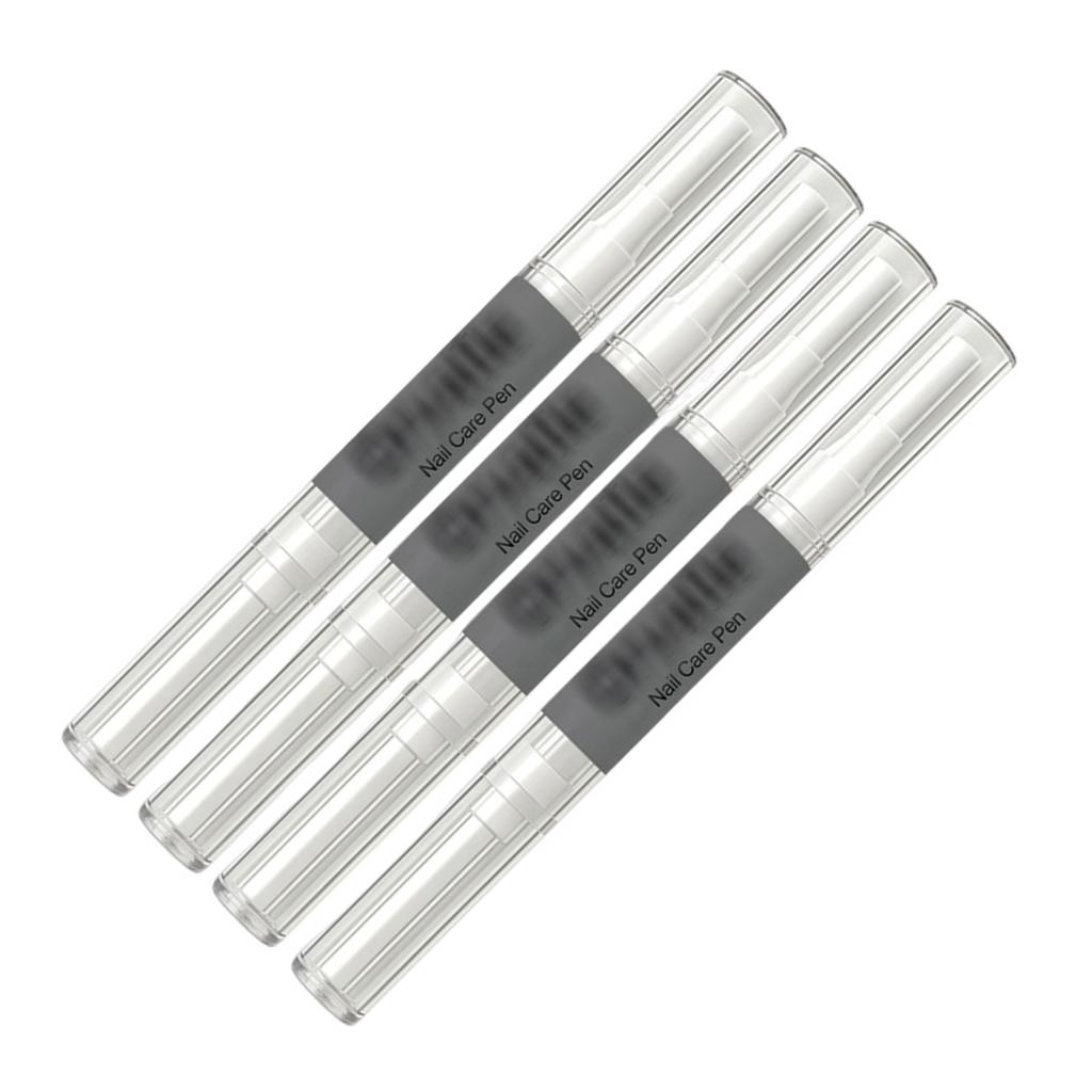 4PCS 3ML Nail Care Pen, Cuticle Softener, Hydrates Repairs Dry Cracked Nails, Hand Foot Nail Brightener, Daily Nail