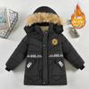 Thick and Fashionable Cotton-padded Clothes for Children, Winter Boys' Casual and Warm Cotton-padded Jacket