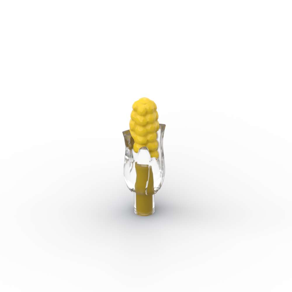 Non-Toxic Moc 1Pcs 1411Pb01 Corn Cob With Husk Building Block 1411 Molded Yellow Kernels Bricks Part Compatible Particle Toy Children Gift