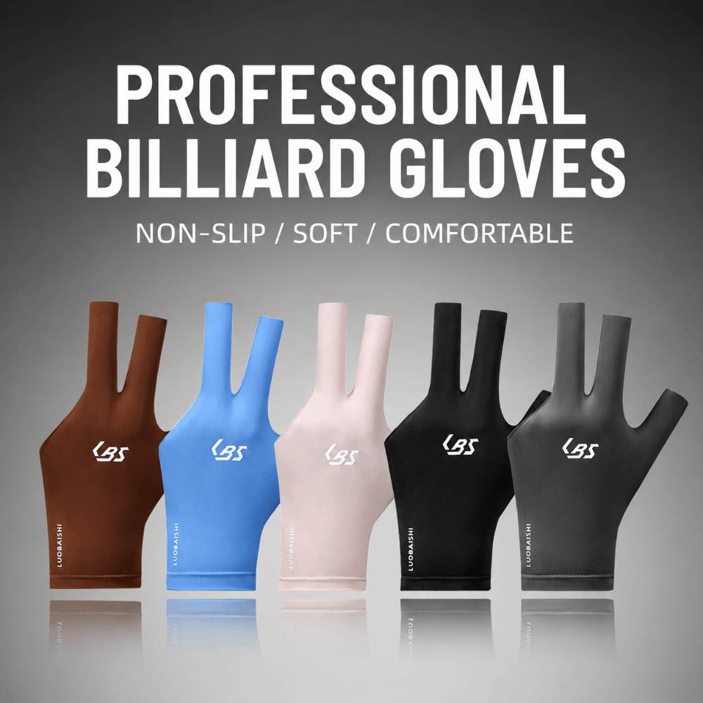 1Pcs High-elasticity Snooker Glove Half-finger Training Glove Billiard Glove Fitness Accessories