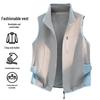 American Color Block Sleeveless Casual Vest - Unisex Couple Style