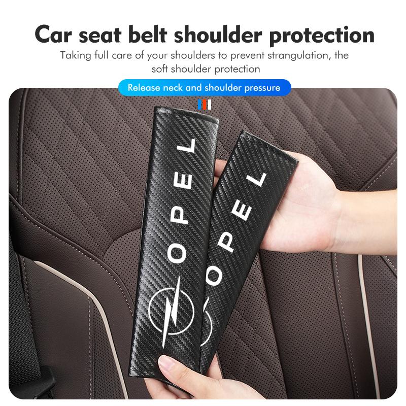 Car Seat Belt Shoulder Cover Insurance Strap Protection Pad For Opel Insignia Astra G J F K Vectra C H Corsa C B D Omega