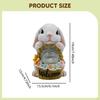 , Easter Bunny Figurine, Collector's Item for Garden, Waterproof, Gift Patio Or Balcony,