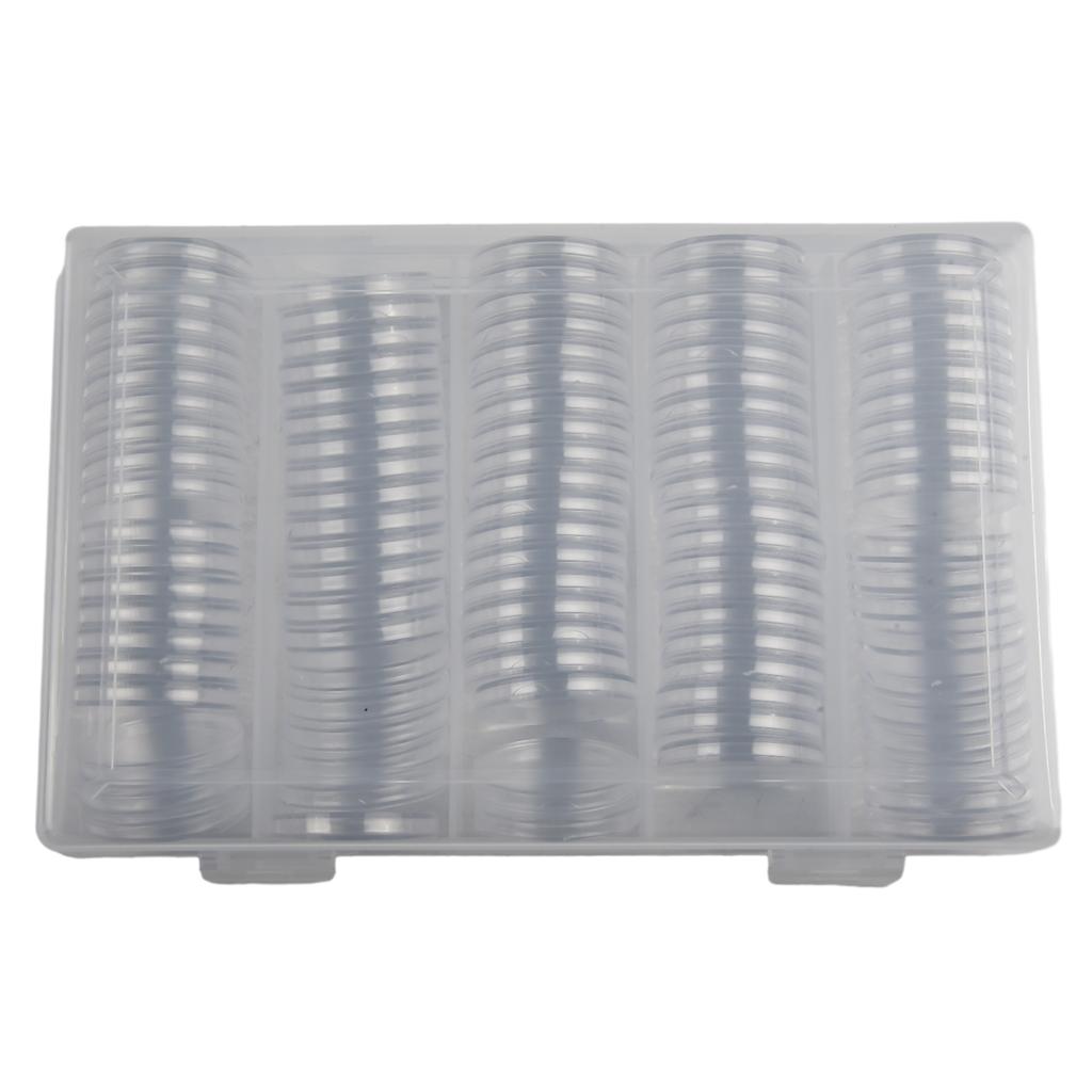 Accessories Storage Box Box Coin Capsules Container High quality Holder Jewelry Organizer PP Portable Showing Tools
