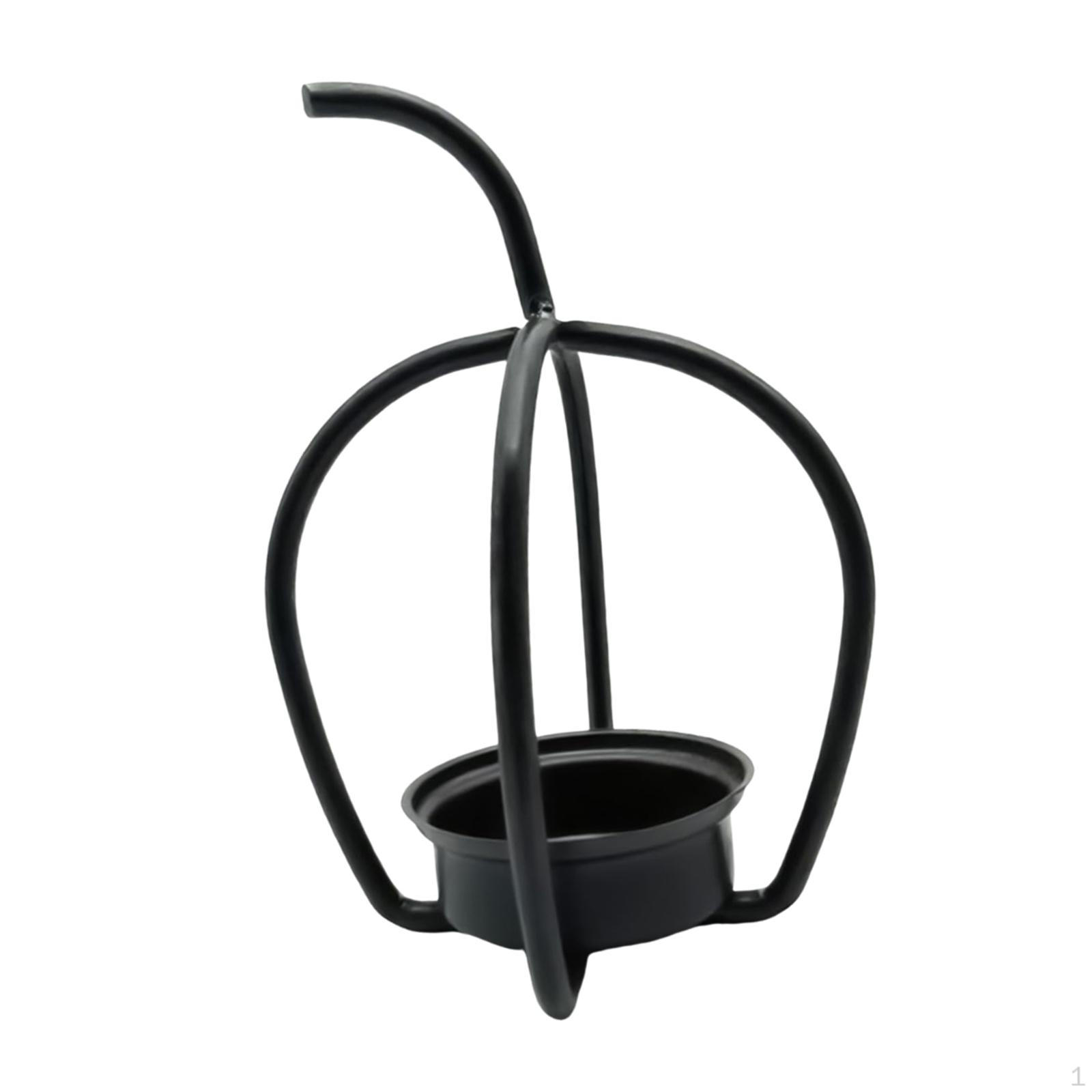

Halloween Candle Holder Metal Pumpkin Candlestick Desk Ornament Birthday Gift Home Decor Centerpiece