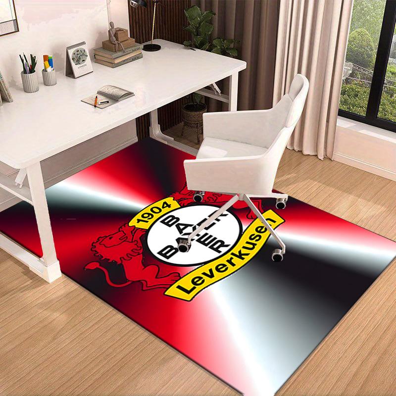 Bayer Football Club Printed Area Rug for Office, Chair Rug, Decorative Carpet Floor Mat, Large Size Fan gifts Christmas gifts