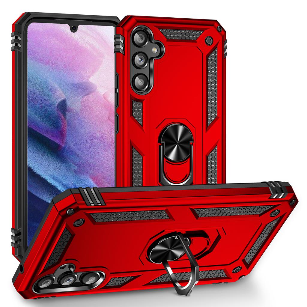 Shockproof Armor Magnetic Case For Samsung Galaxy A34 A24 A14 A54 A13 A33 A71 A51 A52 A53 A33 A04E A32 A53 A21S Metal Ring Cover