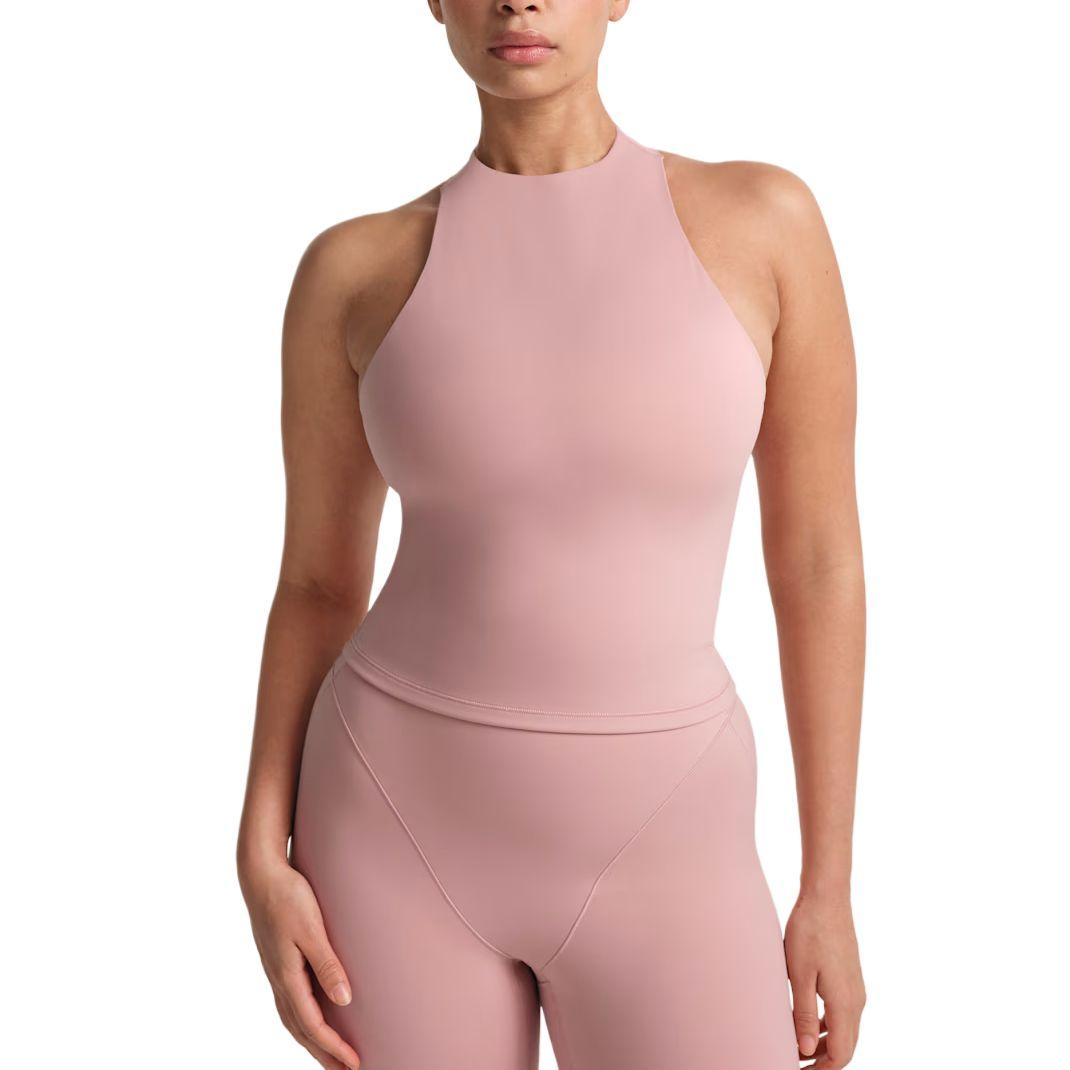 Nike × SKIMS Dri-Fit Matte Racerback Sweat-Wicking Breathable Quick-Dry Solid Color Tank Top Women tops SLSLS8353W-HIM M