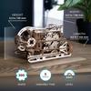 Ugears Steampunk Submarine 70229 Wooden 3D Puzzle Craft No Glue or Tools Required