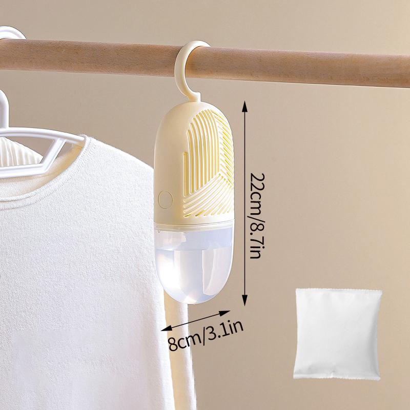 Reusable Household Dehumidification Box Wardrobe Closet Hanging Humidity Water Dehumidifier Bag Moisture Absorber Desiccant