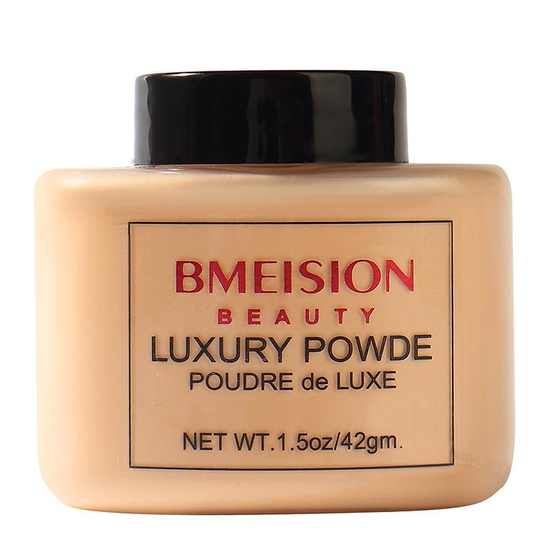 BMEISION Банановая пудра - 4 оттенка, Матовая, не раздражающая кожу, Стойкая и не скатывающаяся фиксирующая пудра. 42g