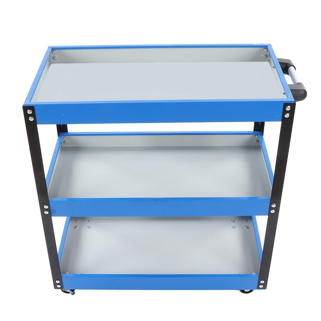 3 Tier Tool Trolley 110 LBs Load Capacity Heavy Duty Service Utility Cart for Warehouse Garage