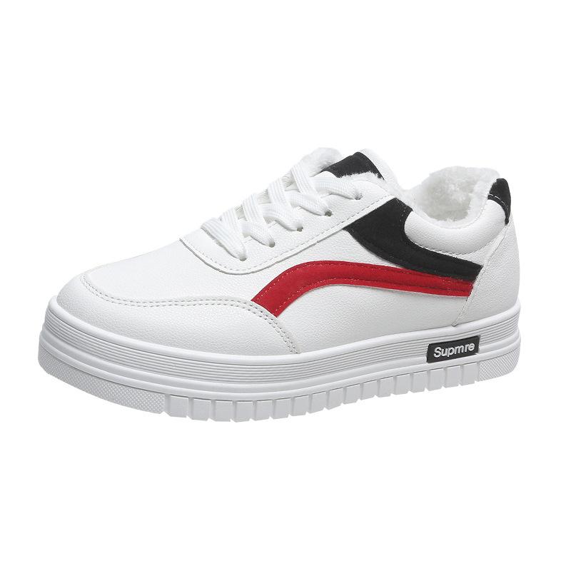 Shoes women 2025 new white versatile velvet sports and leisure Internet celebrity Korean version student foreign style women's shoes white shoes