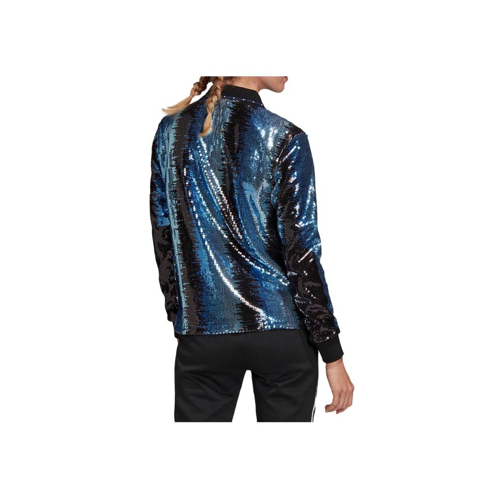 Adidas Originals Sports Lifestyle Series Comfortable Skin-Friendly Breathable Moisture-Wicking Color-Block Long Sleeve Nautical T-Shirt FM7298