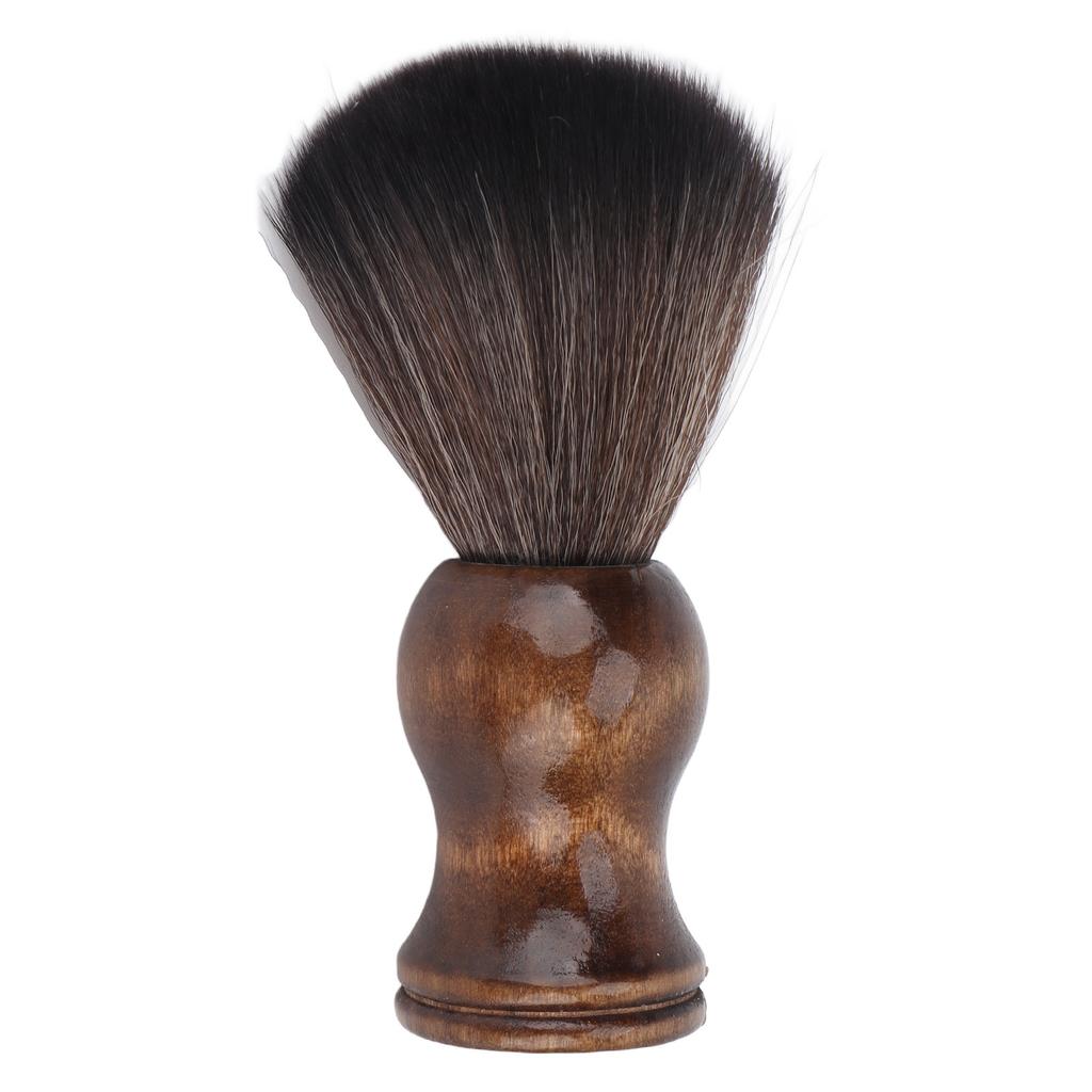 Men Soft Hair Shaving Brush Home Barber Shop Wooden Handle Hair Cutting Neck Dust Brush Face Grooming Tool