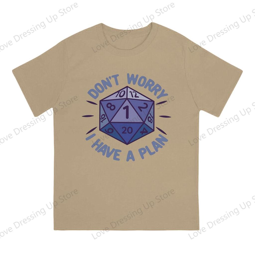 100pure Cotton Casual Unisex Tshirt Dont Worry I Have A Plan Short Sleeve Tshirts Street Short Sleeve Tee Funny Tops