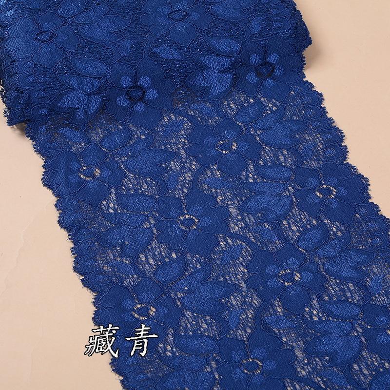 1 yard elastická krajková lemovací stuha pro šití Spandex Nylon 16cm Pletené doplňky Sukně Spodní prádlo Oblečení Doplňky