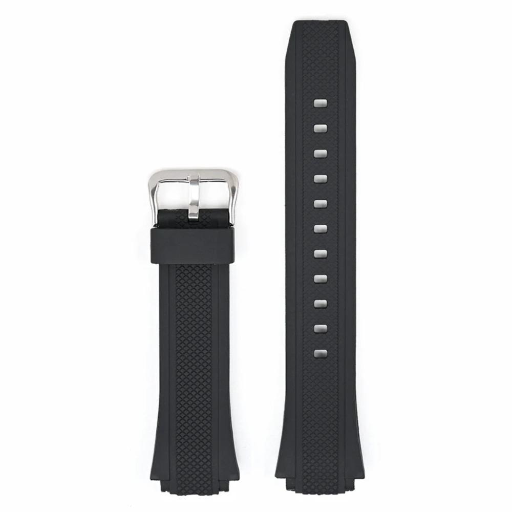 Per Casio Serie EDIFICE Cinturino di Ricambio EF-552 in Resina Cinturino Impermeabile Cinturino da Polso in TPU Braccialetto Sportivo