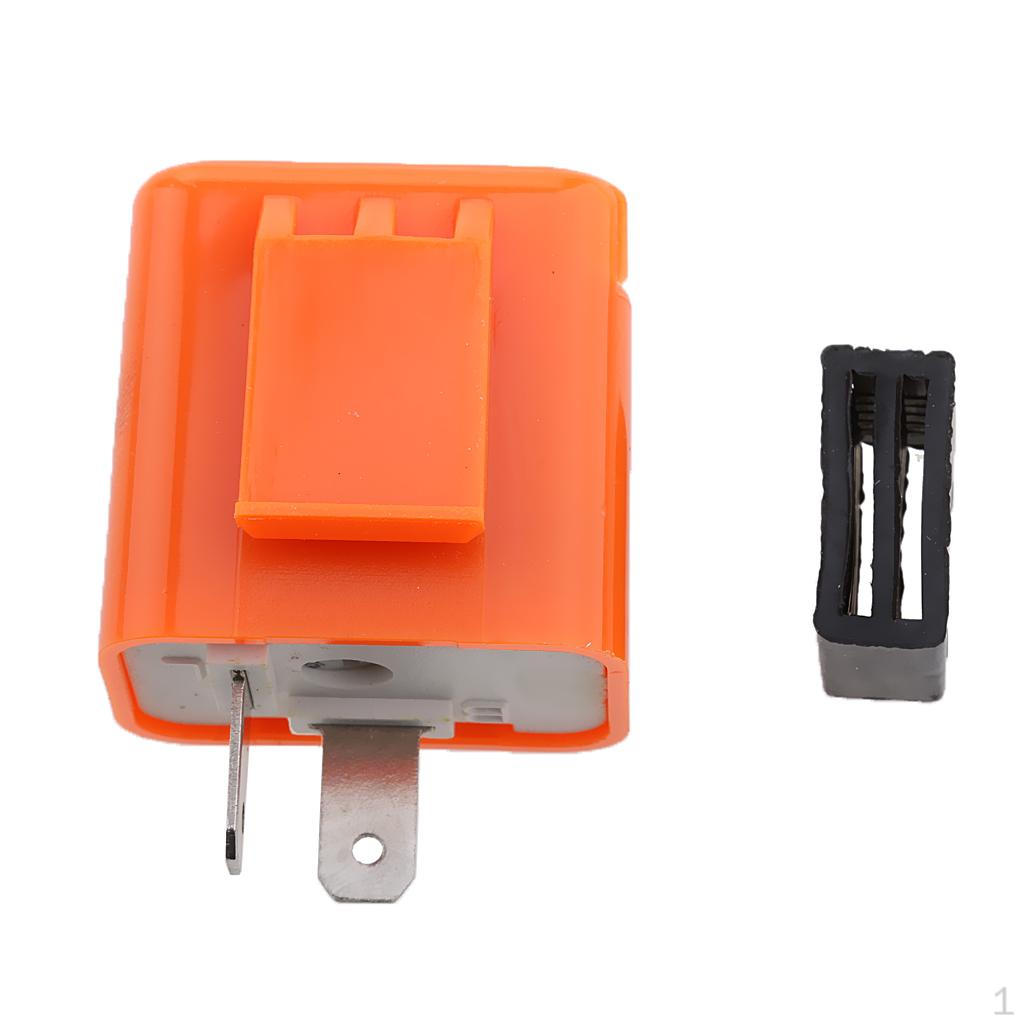 2-Pin 12V Adjustable LED Flasher Relay Motorbike Indicator