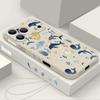Jellyfish Dolphin Pattern Lanyard Case For iPhone 17 Pro Max Funda iPhone 16 15 14 13 Pro Max 11 16E 17E Soft Silicone Cover