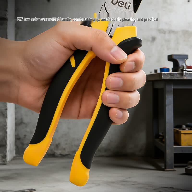 Deli 8-inch Multi-functional Industrial Wire Pliers