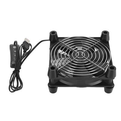 120mm Ventilátor do počítačové skříně 3 rychlosti Nastavitelný USB napájení 5V Ventilátor pro chlazení CPU Přenosný 2800 ot./min PC ventilátor pro Tablet TV Receiver