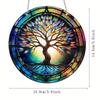 Tree of Life Hanging Decoration Hanging Pendant Wind Chime Suncatcher Home Window Ornament Garden Decor Car Interior Decoration