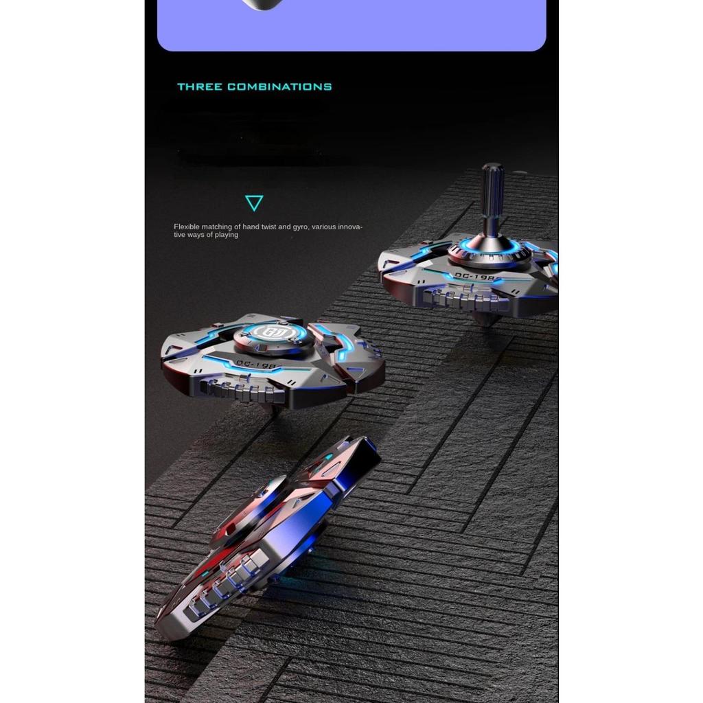 צעצוע להפגת מתח זוהר פידג'ט ספינר הטוב ביותר פליימוביל קצה להקלה אנטי-סטרס צעצוע להקלה מתכת EDC גלגלת מבוגרים ילדים ADHD