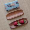 Dishwasher Safe Rectangular Party Plates Sushi Serving Tray Wooden Serving Plate