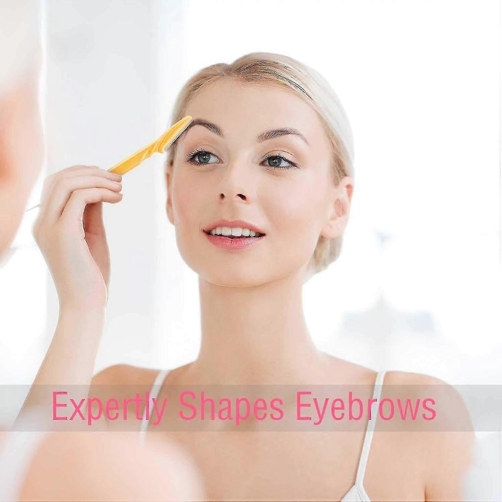 60 Pieces Eyebrow Razor Shaver Women Facial Razor With Precision Cover