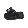 Fashion 8CM High Heels Slippers Women 2025 Summer New Thick-Soled Ladies High Platform Flower Beach Sandals Flip Flops Shoes