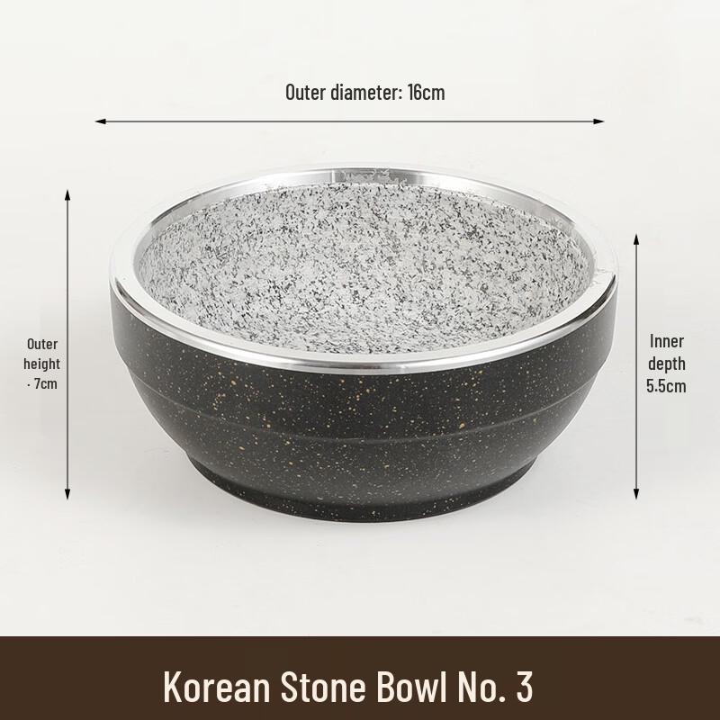 

Корейский Бибимбап на каменной сковороде и Рис в глиняном горшочке Without Base Plate