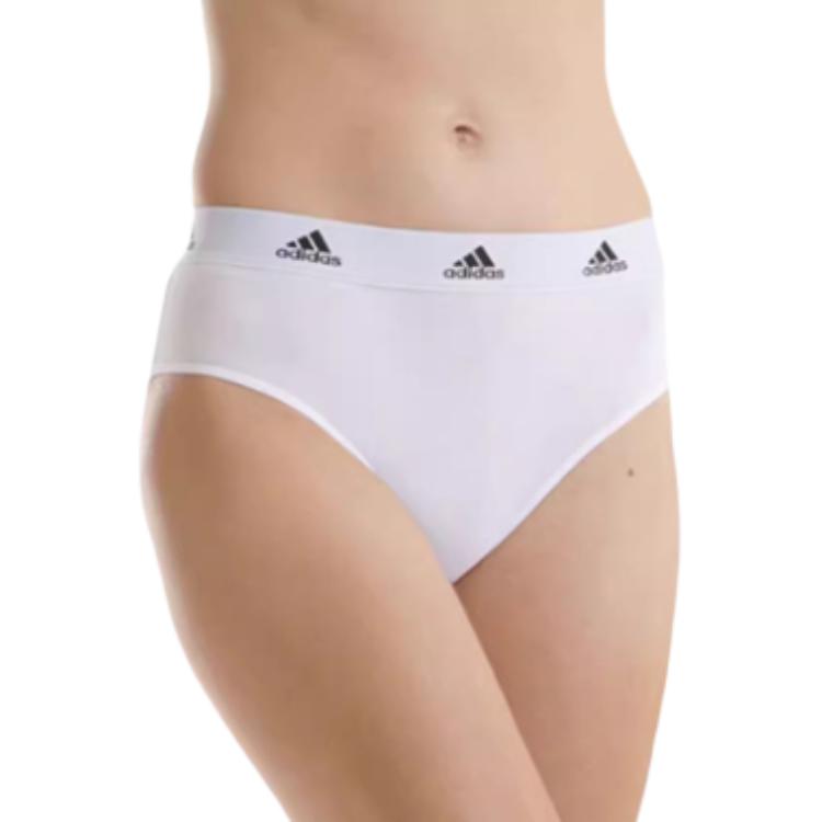 Adidas Solid Color Spliced Brand Letter Logo Antibacterial Underwear Women Underwear 4A1P92-958