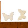 100pcs Shapes Unfinished Wooden Cutouts Wooden Unfinished Embellishments Blank 35x26mm Blank Wood Christmas