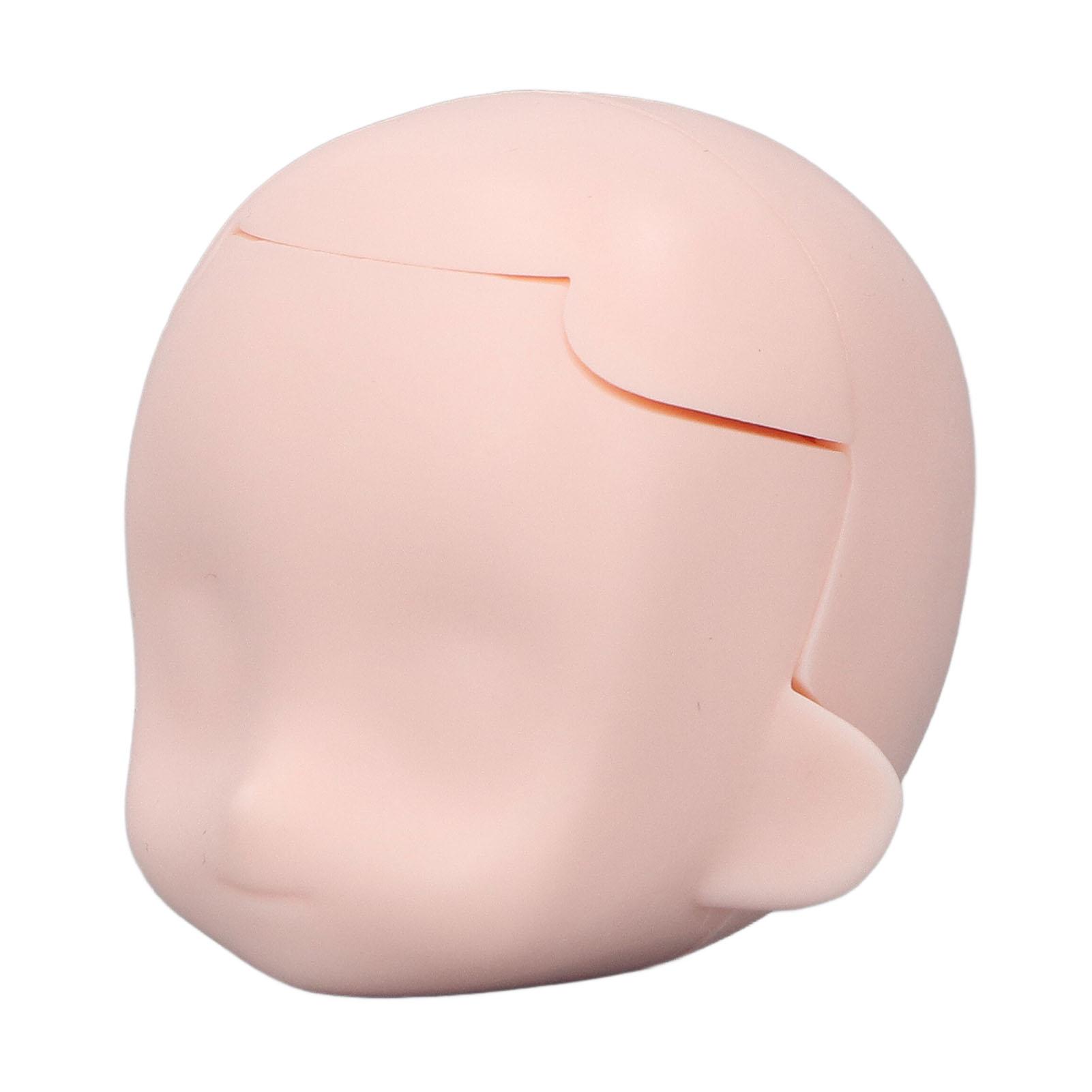 

Пустая голова куклы для 112 шарнирных кукол, макияж своими руками, изысканная съемная пластиковая цементная голова куклы розовый