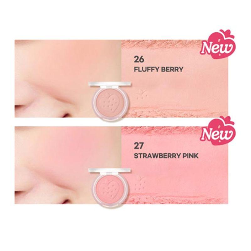 [Peripera] *Soft Berry* Pure Blushed Sunshine Cheek (2 Colors)