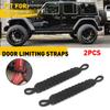 Car Door Limiting Strap Adjustable Check Limiter Wiring Protector For Jeep Wrangler JL JK TJ LJ YJ CJ 1976-2021