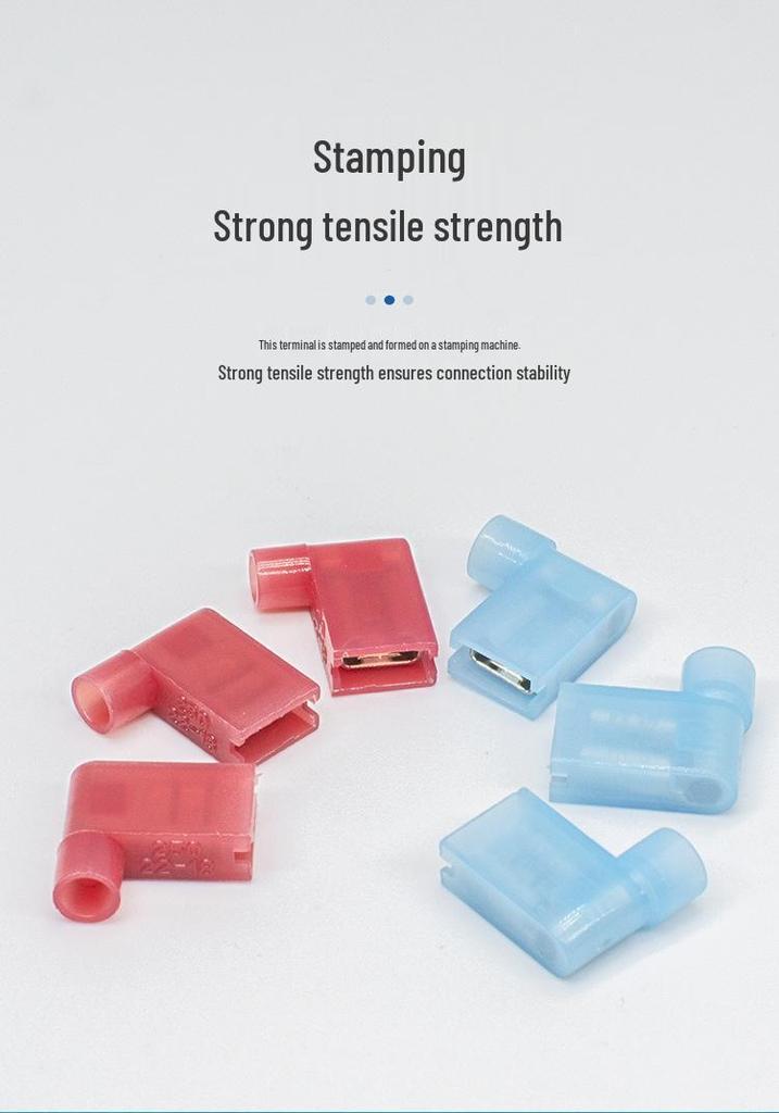 FLDNY 1.25-250/2-250 Fully Insulated Flag Terminal Connector Pin