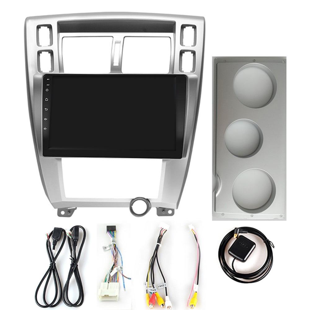 icreative Android Car Radio for Hyundai Tucson 2006 - 2013 Multimedia Video Player Navigation 2 Din Head Unit Stereo Carplay Speakers