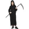 Kinder Halloween Sensenmann Kostüm mit Sense