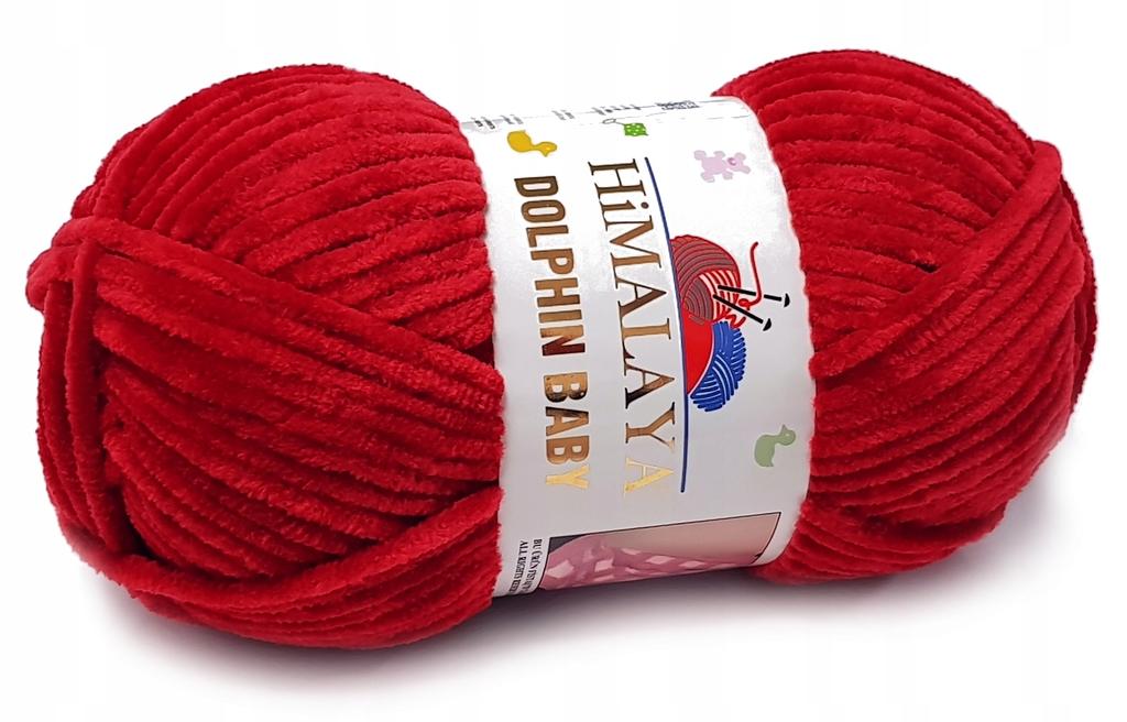 Himalaya chunky yarn dolphin baby red 80318