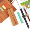 Uhrenarmband Roll Organizer mit 5 Fächern Aufbewahrungsbox Uhrenarmband Smartwatch Aufbewahrungstasche Leder Handgefertigt Reiseetui Aufbewahrungstasche
