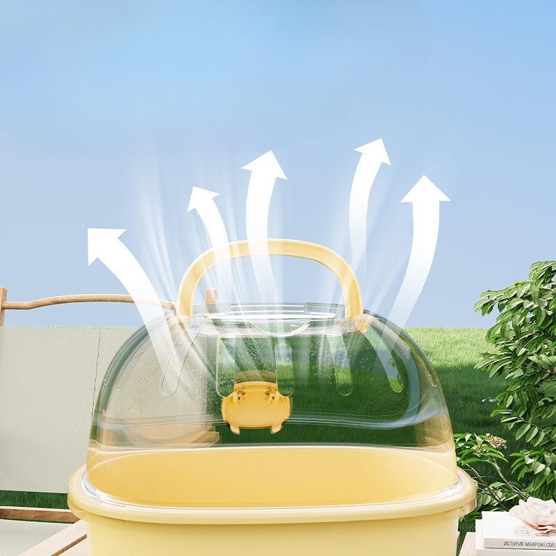 Hamster Cage, Portable Cage, Portable Cage, Golden Bear Hamster Cage, Transparent Skylight, Pet Supplies