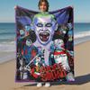 1PC Harley Quinn Suicide Squad Outdoor Flannel Blanket Soft Plush Decor for Picnics, camping,Bedroom, Playroom, Office1141A