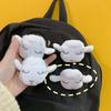 Cute Girls 3D Plush Lamb Elastic Hair Rope Ponytail Holder Brooch