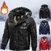 Autumn Winter New Arrivals Men's Outerwear Stylish Big Fur Collar Hooded Coats Winter Parkas Warm Coats Clothes Overcoat