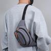 Simple Nylon Men Chest Bag Waterproof Adjustable Strap Outdoor Waist Bag Large Capacity Japanese Style Sports Walking Bag Men