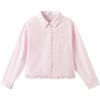 Balabala Girls' Plaid Long-Sleeve Shirt