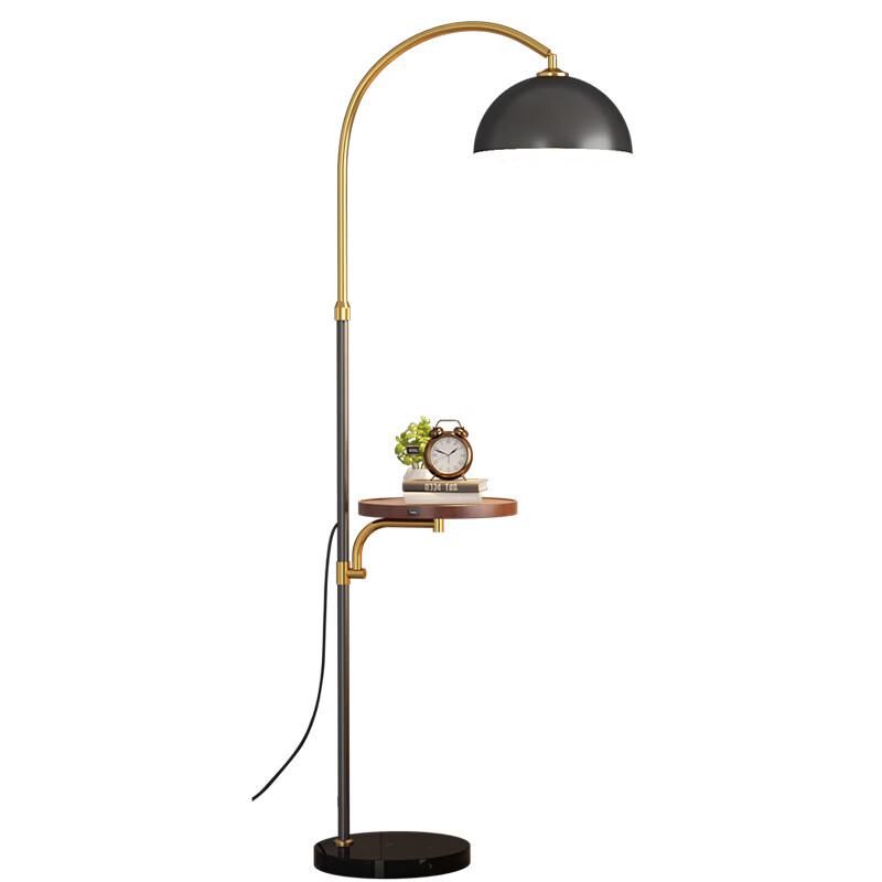 OEING Nordic Fishing Floor Lamp with Side Table