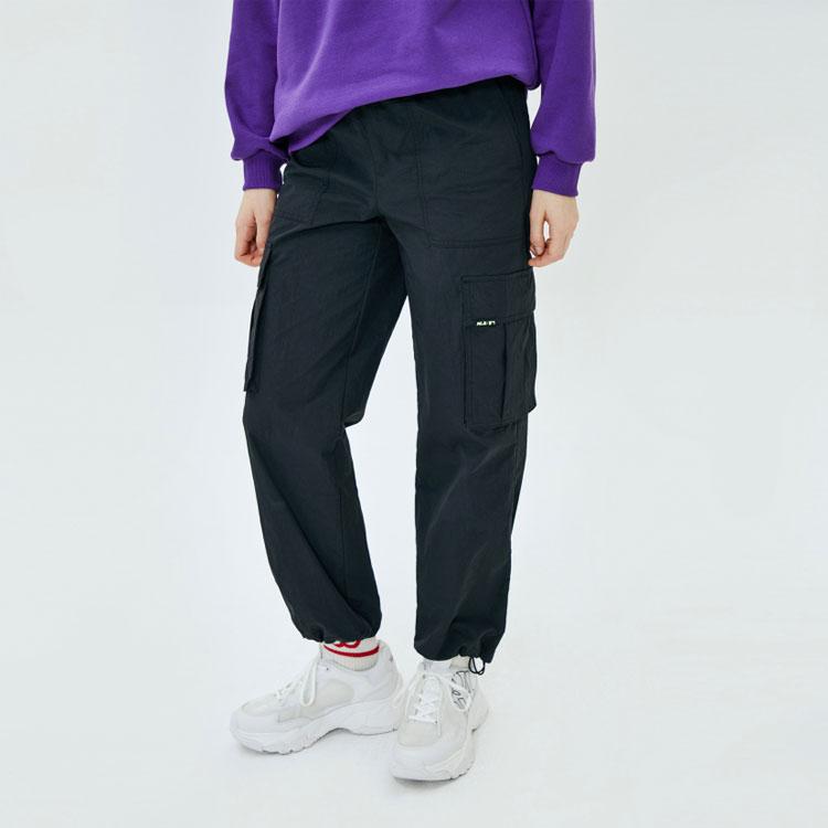 New MLB Cargo Pants Unisex Black 31WP02011-50L